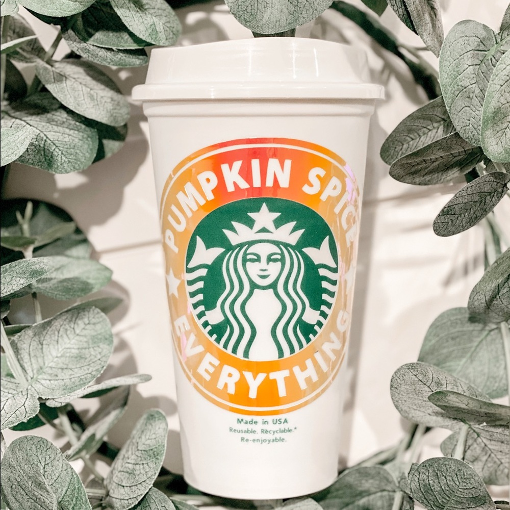 Starbucks hot cups!